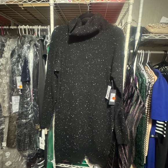 Black Tape_ Dresses & Skirts - Black Tape Black Sparkle Knit Dress